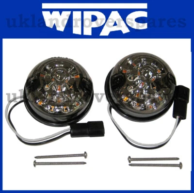LAND ROVER DEFENDER - WIPAC LED INDICATOR SMOKE 73mm - XFD500050, S7003LED WIPAC - Image 1 of 4