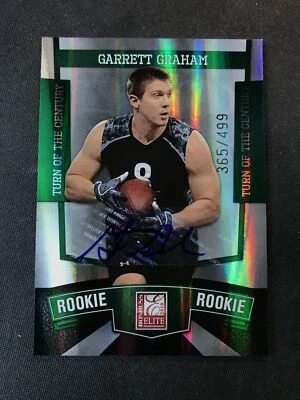 2010 Donruss Elite #200 Garrett Graham Rookie Autograph /499 Houston Texans - Image 1 of 2