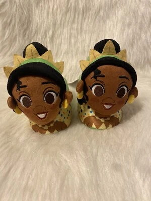 Disney Tiana The Princess And The Frog Slippers Girls Size 7-8 Slip On Shoes NEW - Image 1 of 4