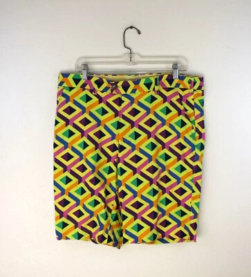 Loudmouth Golf Shorts 36 Block Party Foto 1 de 4