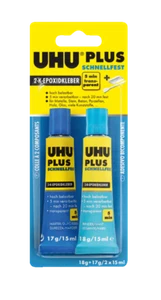 Uhu plus schnellfest Zweikomponentenkleber 35 g Neu Epoxikleber 2K Epoxidharz - Bild 1 von 1