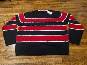 US Polo ASSN Sweater Men XL Crew Neck Striped Long Sleeve $70 MSRP NWT Pullover - Picture 1 of 10