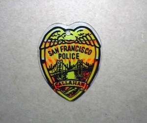 RARE Hard to find Dirty Harry Pinball Machine Shield KEY FOB - Picture 1 of 1