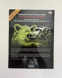 Dungeon Crawl Classics #25 The Dread Crypt of Srihoz módulo de aventura d20 - Imagen 1 de 2