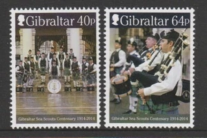 GIBRALTAR 2014 Centenary of SEA SCOUTS PIPEs and Drums Band - MNH - Picture 1 of 1