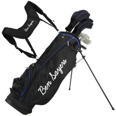 BEN SAYERS 2025 M8 MENS COMPLETE GRAPHITE GOLF SET +DELUXE STAND BAG / BLUE - Image 1 of 4