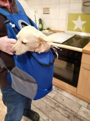 Hunde Rucksack einmal in Gebrauch. Neupreis 70 Euro für 50 Euro zu verkaufen  - Bild 1 von 2