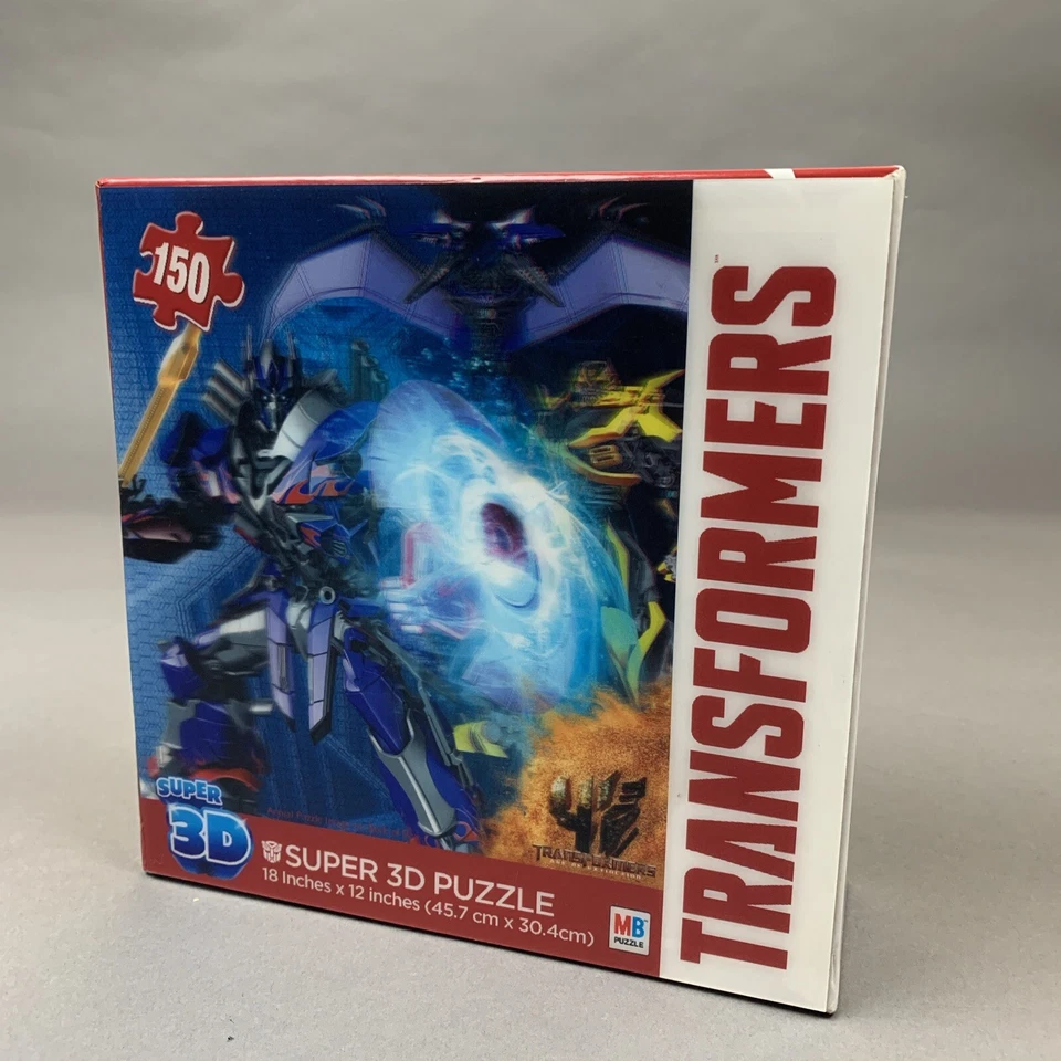 Transformers 150 Piece Super 3D Puzzle Age of Extinction 2014 MB SEALED NIB - Image 1 of 3