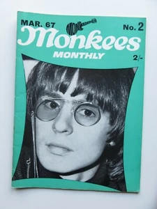 THE MONKEES ORIGINAL MONTHLY No 2 MARCH 1967 - Imagen 1 de 2