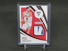 2020-21 PANINI IMMACULATE COLLECTION NIKOLA VUCEVIC RED GAME WORN PATCH /25 SL2