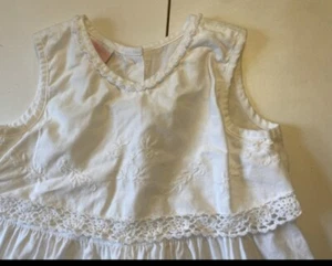 Allison Rose girls all-white dress size 6x bridal special embroidered lace - Picture 1 of 8
