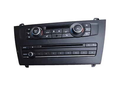 2011-2017 BMW X3 AC Heater Climate Control w/ Radio Control Panel 9208592 OEM - Image 1 of 4