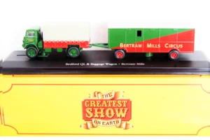Truck Circo Bedford QL & Baggage Wagon Bertram Mills 1:76 Atlas Circus (Nr.109) - Bild 1 von 1