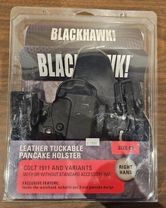 Blackhawk Tuckable Holster Colt 1911/Clones (W or W/O Rail, RH, IWB, Size 02) - Picture 1 of 1
