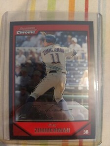 2007 Bowman Chrome Ryan Zimmerman #3