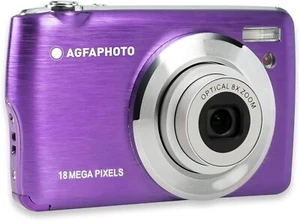 AgfaPhoto Realishot 8 x Optical Zoom 18MP CMOS Digital Camera, Purple - Picture 1 of 9