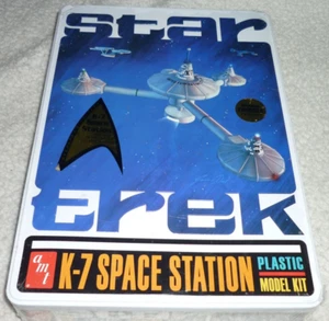 New! STAR TREK K-7 Space Station Model Kit #645 Collector Tin Sci Fi TV Series - Picture 1 of 2