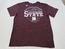 New -Minor Flaw- Mississippi State Bulldogs Baseball Mens Size XL Maroon Shirt