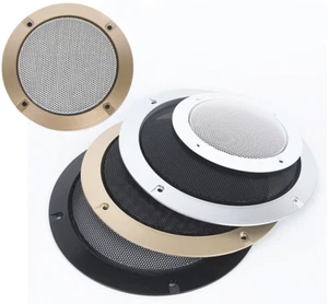 4"/5"/6,5"/8"/10' pouces haut-parleur housse de protection bague décorative métal filet couverture - Photo 1/10