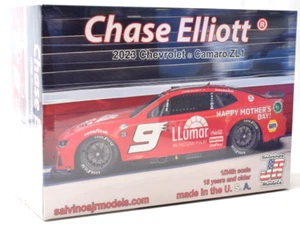Salvinos JR Models "LLumar" Chase Elliott 2023 Camaro ZL1 Nascar 1/24 Car Kit - Picture 1 of 3