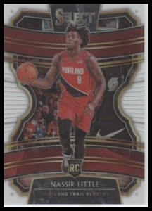 Tarjeta de novato 2019-20 Panini Select #29 Nassir Little White Prizm RC #/149 SP - Imagen 1 de 2