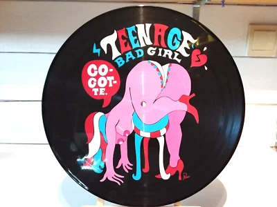 LP/ 33T PICTURES DISC TEENAGE BAD GIRL / CO-COT-TE. 2007 ELECTRO YUKSEK REMIX - Photo 1/2