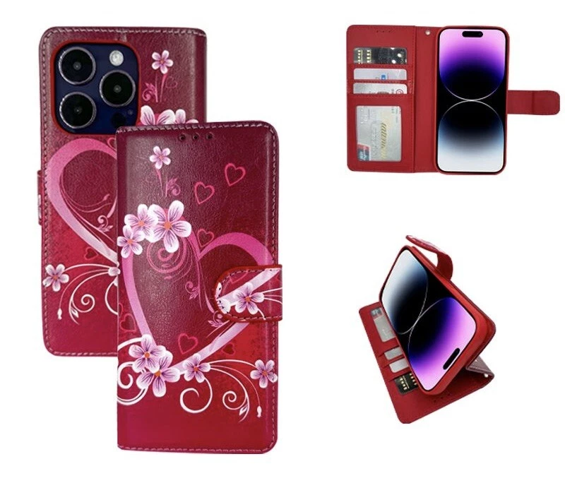 For Samsung Galaxy A15 A05 A05S 5G  Flower Wallet Case Leather Flip Phone Cover - Image 1 of 4