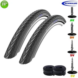 Schwalbe Marathon Plus Bicycle Tires Flat Reflex 28-622 - Picture 1 of 10