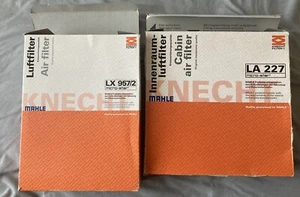 LX 957/2 Air filter And LA 227 Cabin filter - Picture 1 of 3