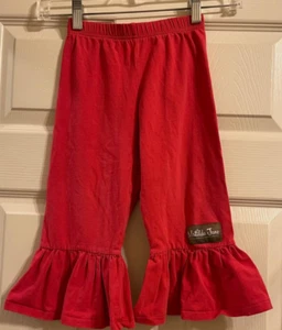 Matilda Jane Red Cheerful Health Big Ruffles Choose Your Own Path Girls Size 4 - Picture 1 of 1