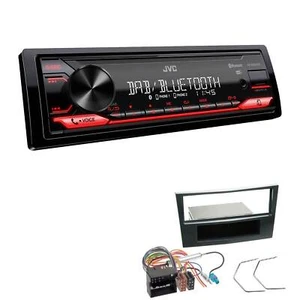 JVC Digital Auto Radio Bluetooth DAB+ USB für Opel Corsa D stealth black - Bild 1 von 5