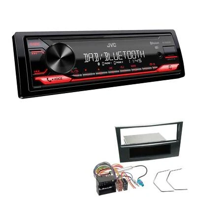 JVC KD-X282DBT Auto Radio Bluetooth DAB+ USB für Opel Corsa D stealth black - Bild 1 von 4