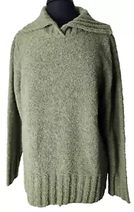 Womens Croft And Barrow Marsh Green Pullover Sweater Size L - Picture 1 of 10