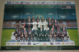  POSTER )) équipe PSG  équipe 2008/2009