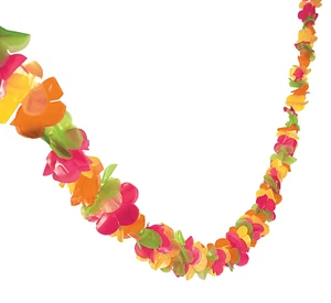 Bright Plastic Lei Garland 100 Feet Party Decor - Picture 1 of 2
