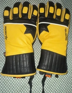 2007 CELTEK hellbraun/braun Leder Wickel Finger Stil Handschuh Saltos Produktion selten - Bild 1 von 18