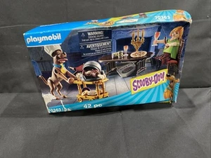Playmobil Scooby Doo Set 70363 Scooby-Doo Dinner 42 pc. New But Damaged Box - Picture 1 of 7