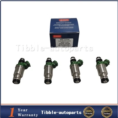 x4 OEM DENSO Fuel Injectors for Toyota motors 2.0L 3S-FE 2.2L 5S-FE 23250-74100 Foto 1 de 4