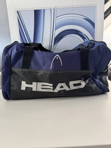 Head Holdall Bag Blue Black Gym Work School Retro - Picture 1 of 4