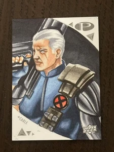 Upper Deck Marvel Premier Sketch Card Cable 2019 di Samuel Shin - Foto 1 di 2
