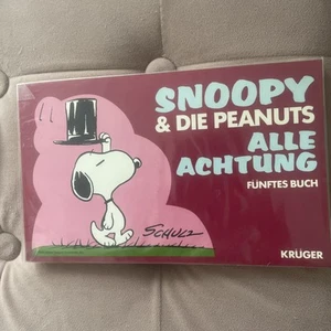 Snoopy & Peanuts Alle Achtung Fünftes Buch 🔝 Schutzhülle Deutsche Ausgabe 1986 - Bild 1 von 10