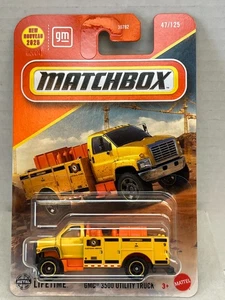 Camión utilitario Matchbox GMC 3500 2025 nuevo en paquete - Imagen 1 de 4