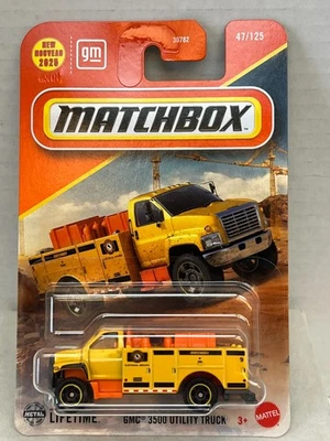 Camión utilitario Matchbox GMC 3500 2025 nuevo en paquete Foto 1 de 4