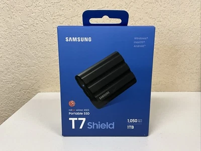 Samsung T7 Shield 1TB External USB-C 3.2 Gen 2 Rugged Portable SSD SHIPS FREE - Image 1 of 4