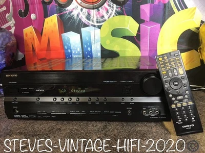 ONKYO TX-SR506 7.1 AV Receiver HDMI - Black NEAR MINT SERVICED L@@K FREE P+P - Image 1 of 4
