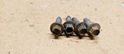 87 96 Ford F150 F250 Bronco EFI 5.0 5.8 302 Fuel Inj Rail Mounting Bolts OEM - Image 1 of 4