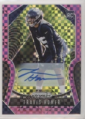 2019 Panini Prizm Rookies Purple Power /49 Travis Homer #340 Rookie Auto RC - Image 1 of 2