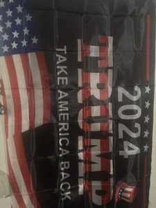 Trump 2024 (take America Back) Black Background - Picture 1 of 1