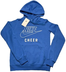 Sudadera con capucha estilo polar Nike Cheer para mujer Club azul real con blanco talla pequeña ENVÍO GRATUITO - Imagen 1 de 7