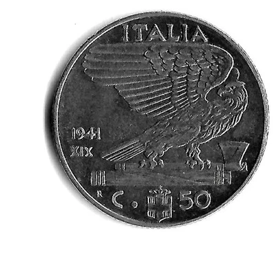 1941- X1X - Italia 50 centavos - UNC (RB-8) Foto 1 de 2